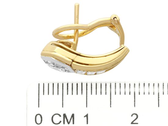 Diamond Earrings Size Reference Image
