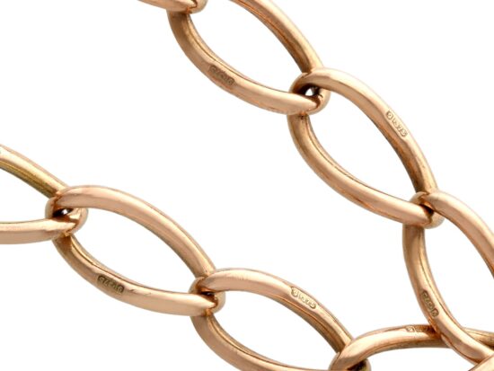 Oval Curb Chain Bracelet