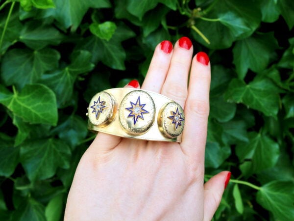 Antique Triple Locket Bangle Outdoor