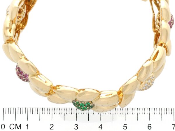 Bracelet Measurement Ruby Emerald Diamond