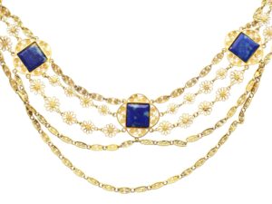 Victorian Lapis Lazuli Necklace
