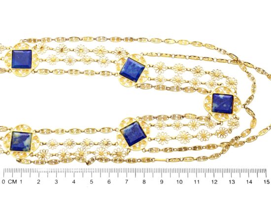 Victorian Lapis Lazuli Necklace size