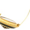 Victorian Onyx Brooch with Diamonds open