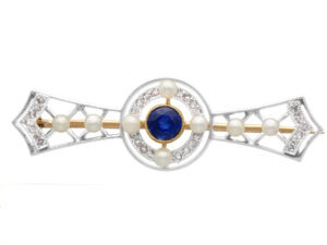 Edwardian Sapphire Brooch