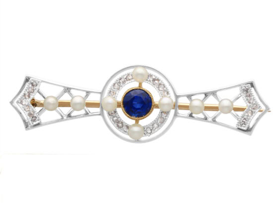Edwardian Sapphire Brooch