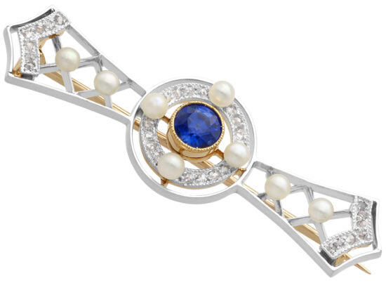 Edwardian Sapphire Brooch