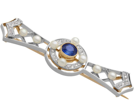 Edwardian Sapphire Brooch