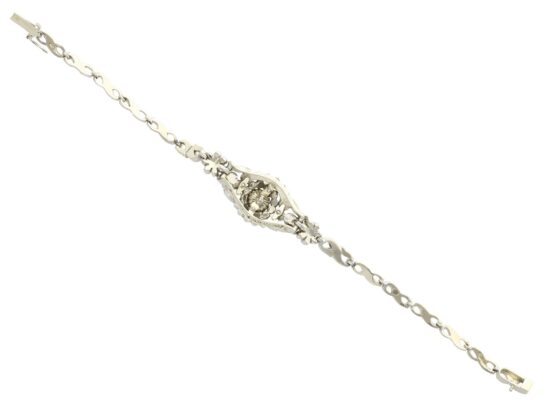 Vintage White Gold Bracelet
