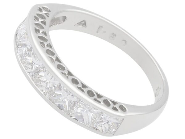 Platinum half Eternity Band