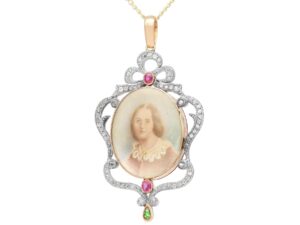 Victorian Portrait Pendant