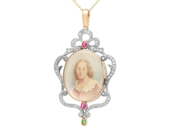 Victorian Portrait Pendant