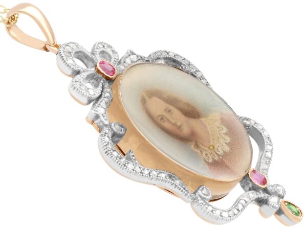 Victorian Portrait Pendant