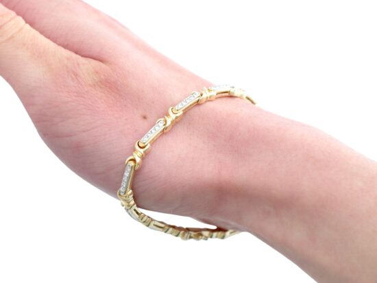 Vintage Gold Bracelet Wrist View