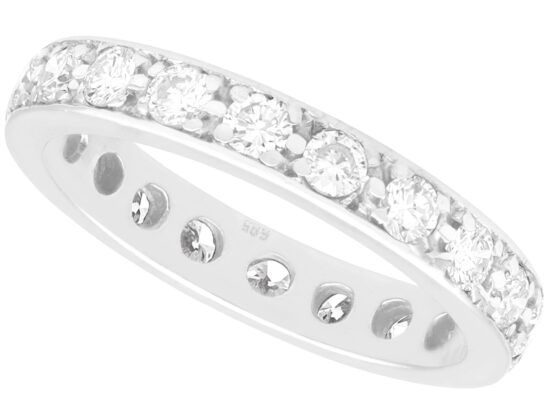 1970s Eternity Ring Diamonds