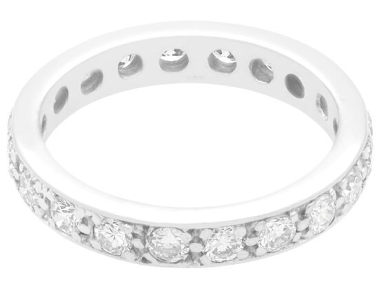 1970s diamond Eternity Ring in white gold