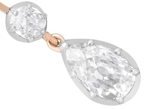 Large Pear Diamond Closeup
