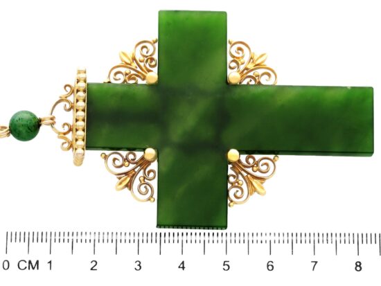 Antique Nephrite Pendant Size Reference