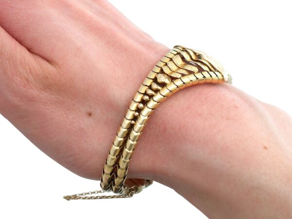 Antique Yellow Gold Wrist View
