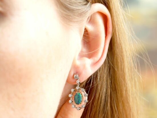 Antique Opal Earrings