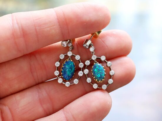 Antique Opal Earrings