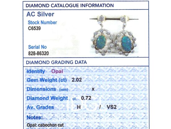 IDGL Opal Grading Card