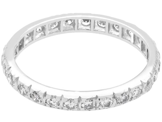 1920s Diamond Eternity Ring White Gold