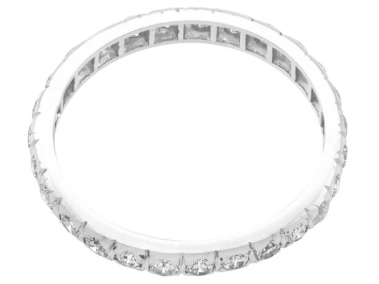 1920s Diamond Eternity Ring White Gold