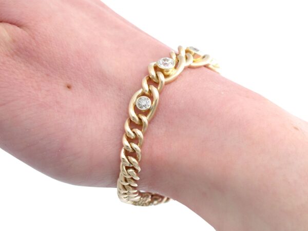 Antique Gold Wrist Bracelet View