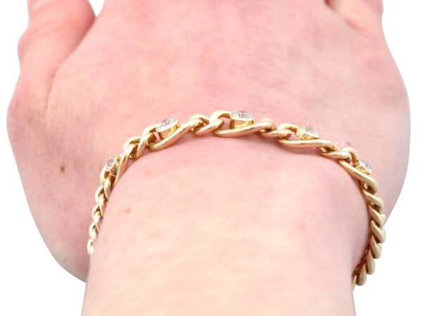Diamond Bracelet Worn Close-Up