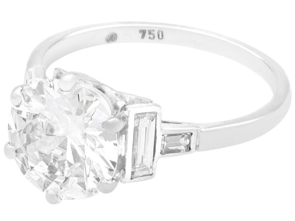 1930s diamond solitaire ring white gold