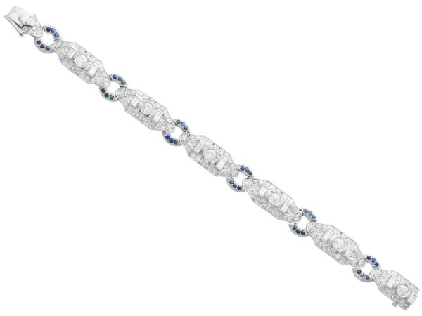 Art Deco Platinum Bracelet Detail