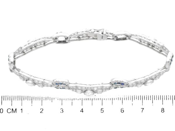 Platinum Bracelet Size Reference Sapphire