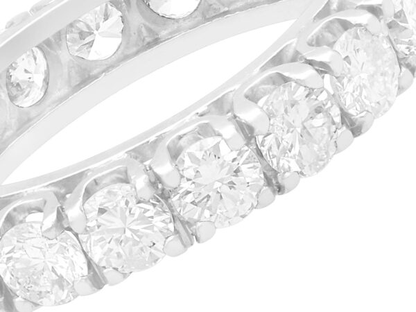 white gold 1950's Diamond Eternity Ring UK