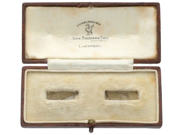 emty cufflink box