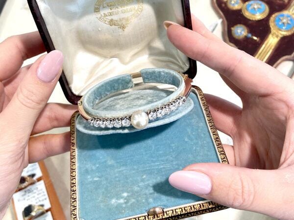 Vintage Jewellery Box Interior Detail