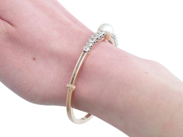 Antique Rose Gold Wrist Bangle View