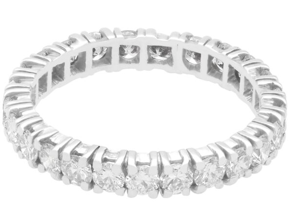 white gold 3 Carat Diamond Eternity Band