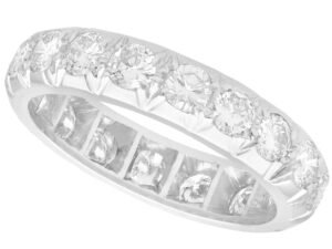 Platinum and Diamond Eternity Ring UK
