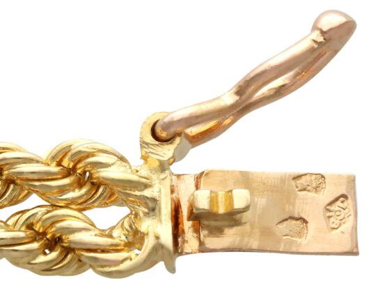 Safety Catch Close Up Gold
