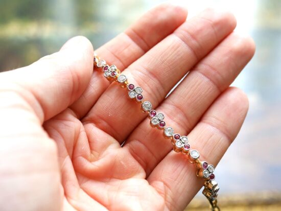 Ruby Diamond Bracelet