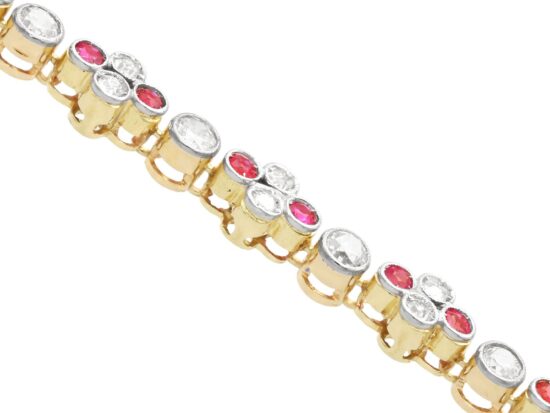Antique Gold Bracelet Side View