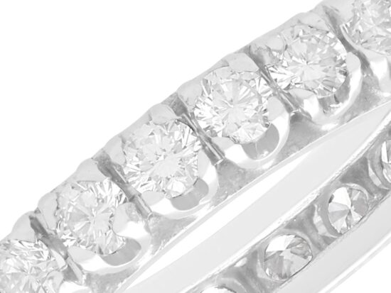 Diamond Full Eternity Ring close up