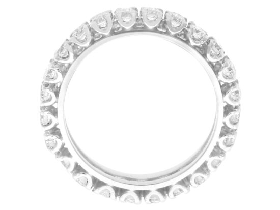 Diamond Full Eternity Ring in white gold