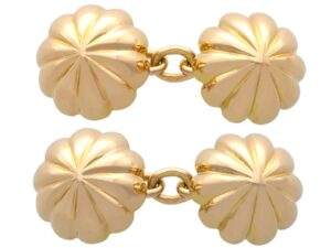 18k gold cufflinks