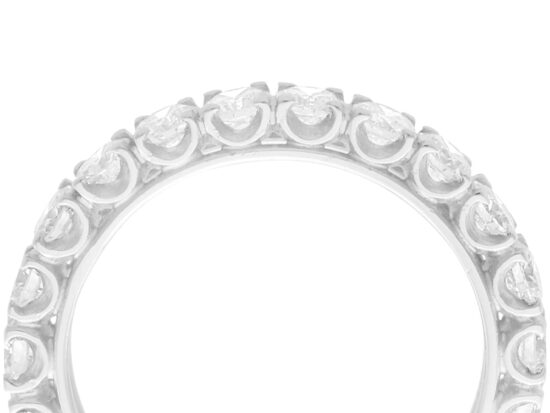 vintage Full Diamond Eternity Band Platinum