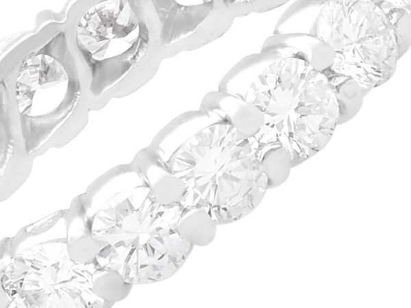 French Diamond Eternity Ring close up