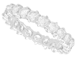 Vintage Full Diamond Eternity Ring