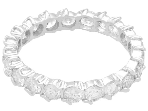 Vintage Full Diamond Eternity Ring