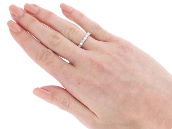 wearing Vintage Full Diamond Eternity Ring