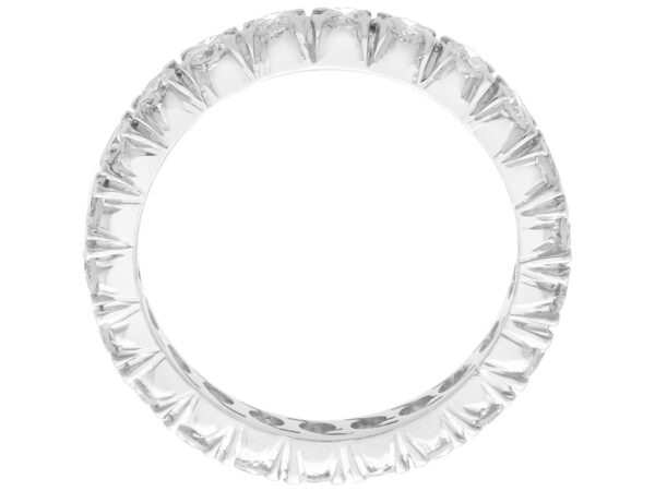 1.4 Carat Diamond Eternity Ring in platinum